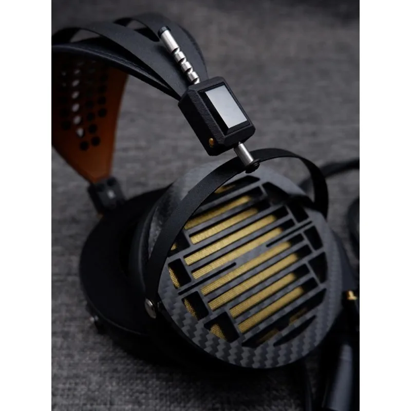 NAN-7 Gold Flat Diaphragm Head - Audiophile Headphone Wired ulasan dan harga