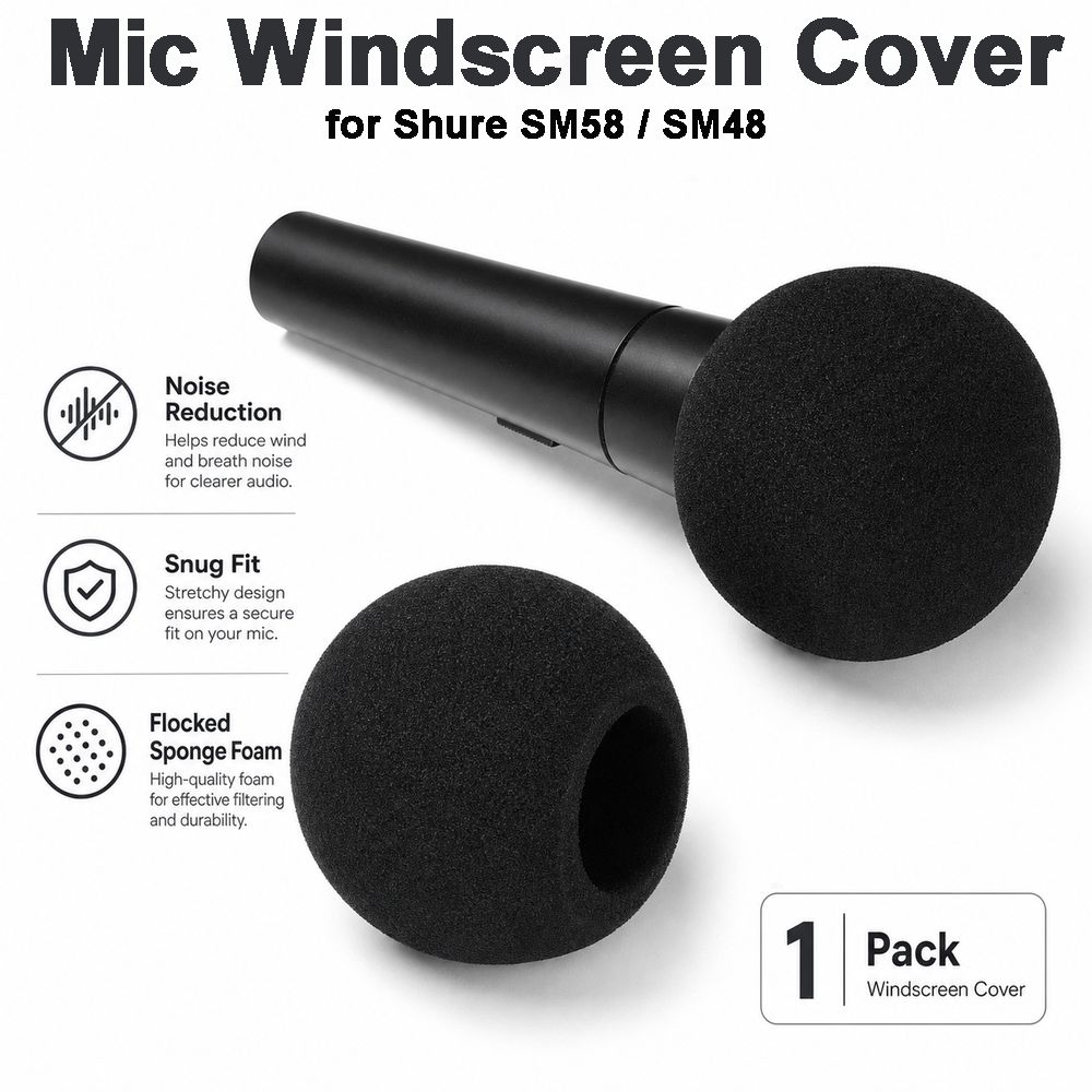 Replacement Mic Windscreen Cov - Shure Mic Sm58 ulasan dan harga