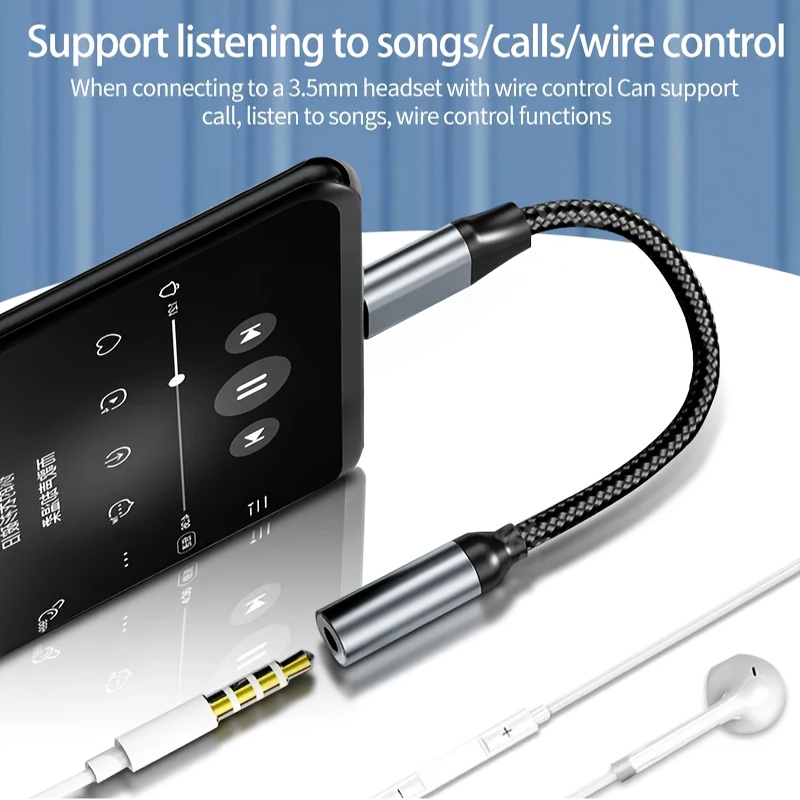 USB C Audio Adapter DAC Type-C - Audiophile Headphone Wired ulasan dan harga