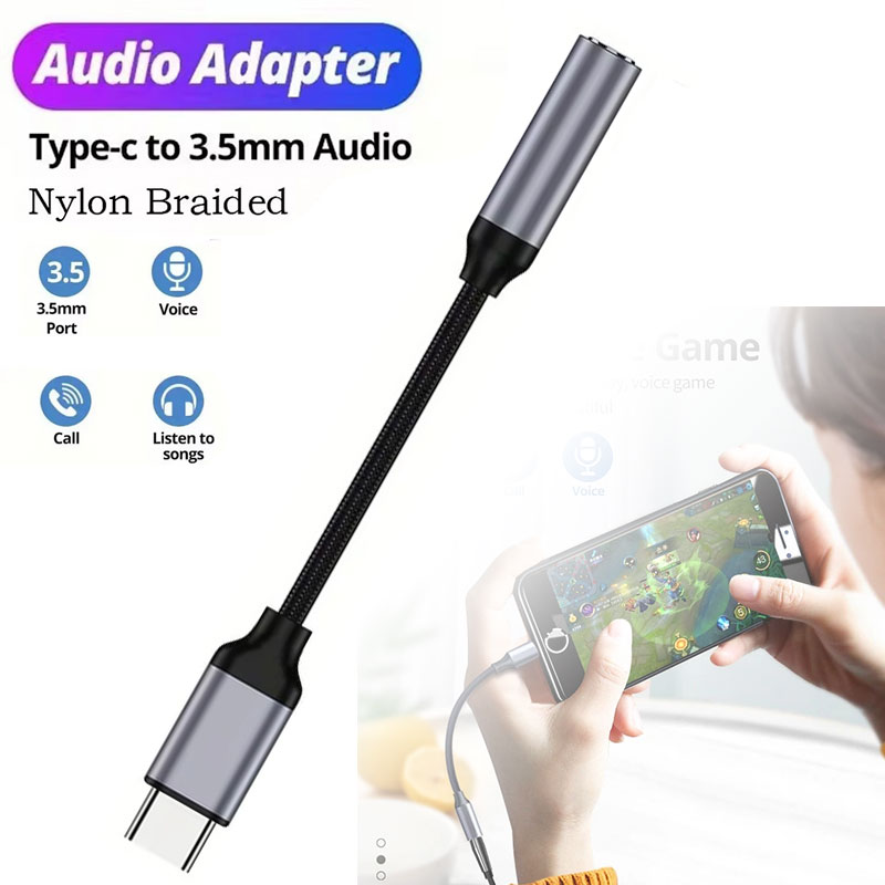 USB C Audio Adapter DAC Type-C - Audiophile Headphone Wired ulasan dan harga