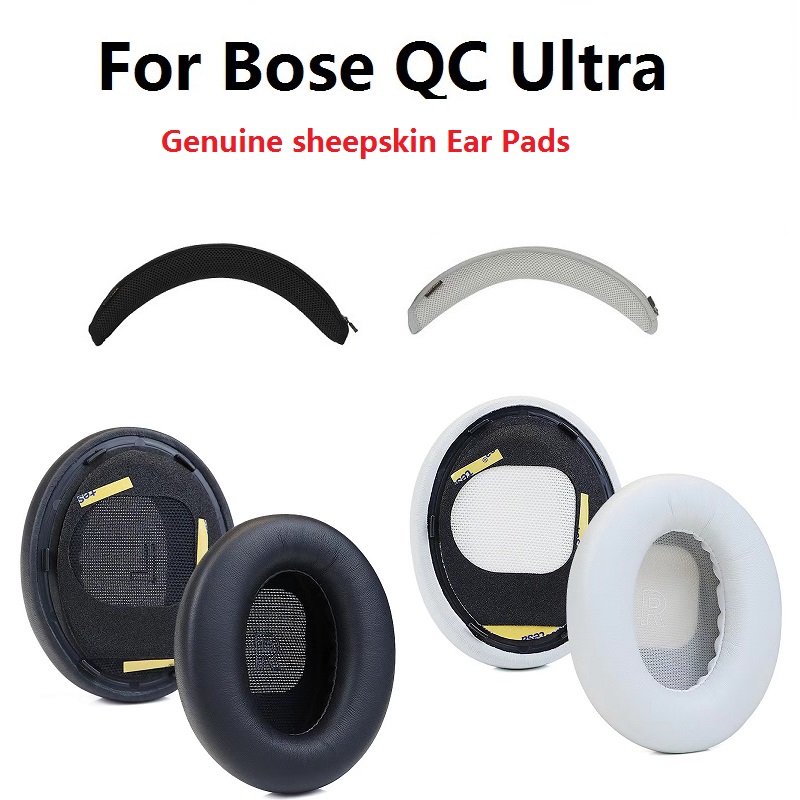 Genuine sheepskin Ear Pads for - Bose Headphone Qc Ultra ulasan dan harga