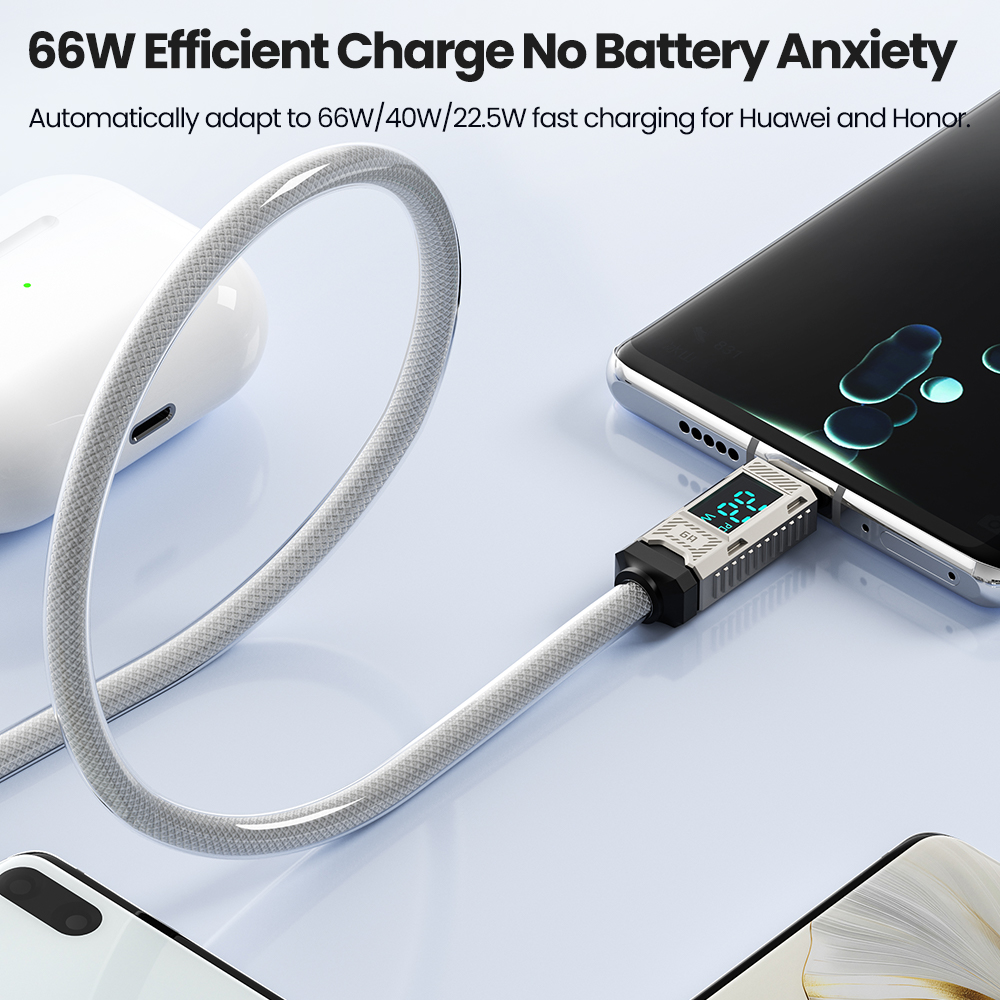 Toocki PD 66W USB C Cable 6A D - Usb C Earphone ulasan dan harga