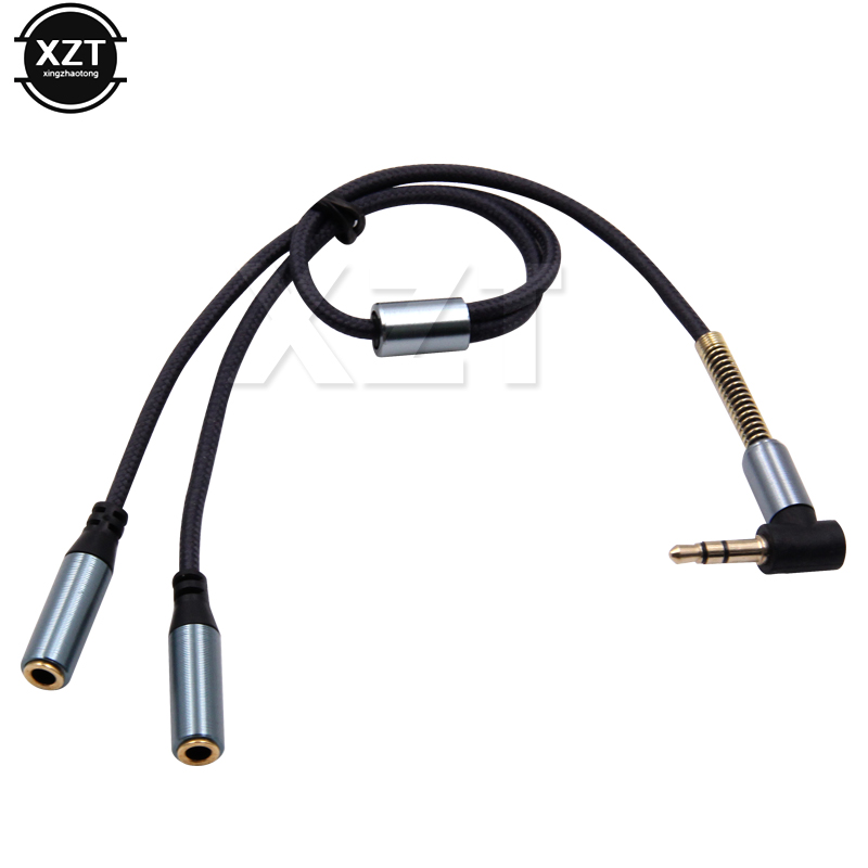3.5mm 1 To 2 Audio Aux Y Split - Earphone Splitter Jack ulasan dan harga
