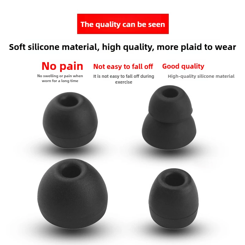 4 - Pair Set of Soft Silicone  - Beats Headphone Powerbeats Pro ulasan dan harga