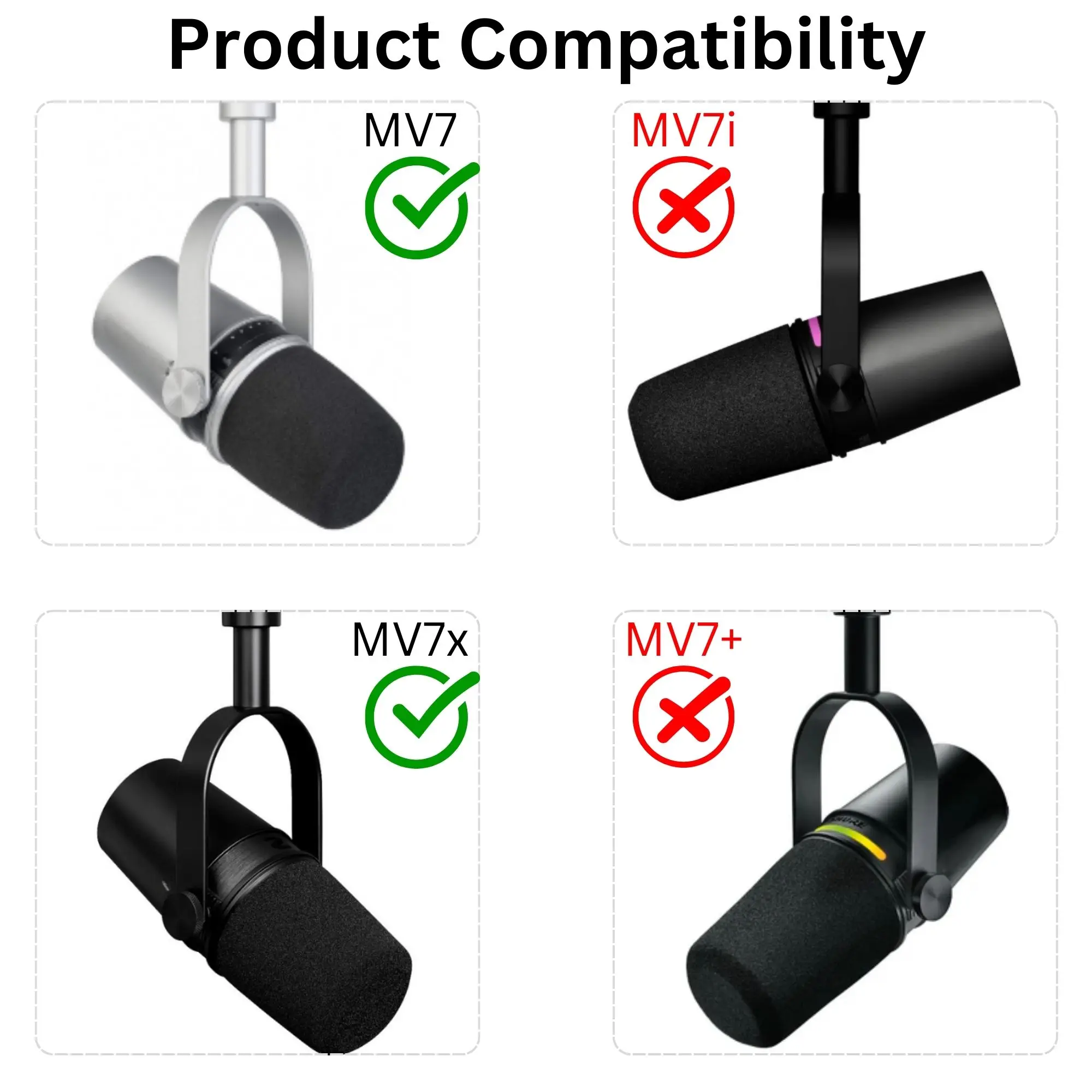 MV7 Replacement Foam Windscree - Shure Mic Mv7 ulasan dan harga