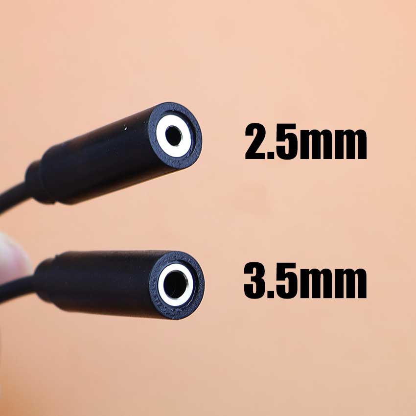 1pcs 2.5mm 3.5mm Mono Stereo A - Audiophile Headphone Wired ulasan dan harga