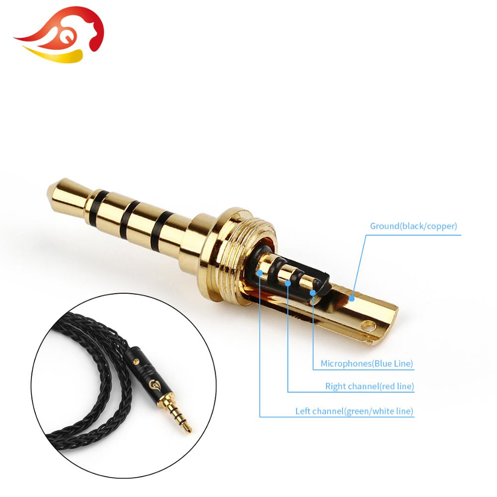 QYFANG 3.5mm Audio Jack 3/4 Po - Audiophile Headphone Wired ulasan dan harga