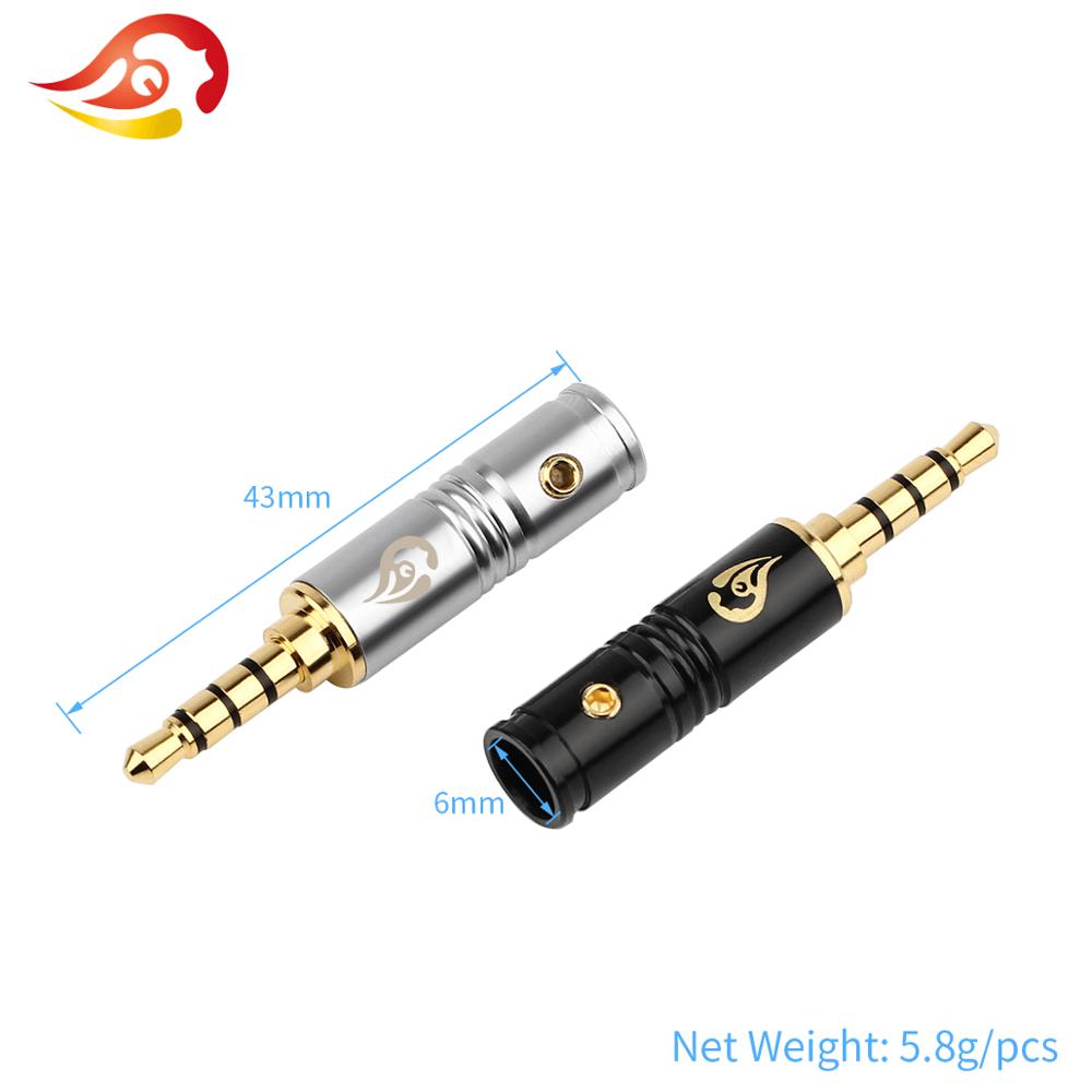 QYFANG 3.5mm Audio Jack 3/4 Po - Audiophile Headphone Wired ulasan dan harga