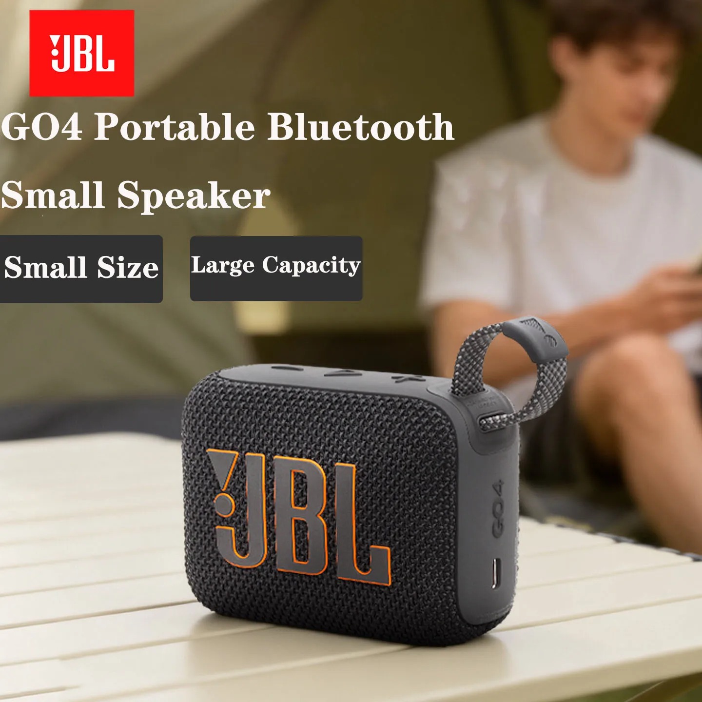 JBL GO4 Portable Wireless Blue - Jbl Speaker Go 4 ulasan dan harga