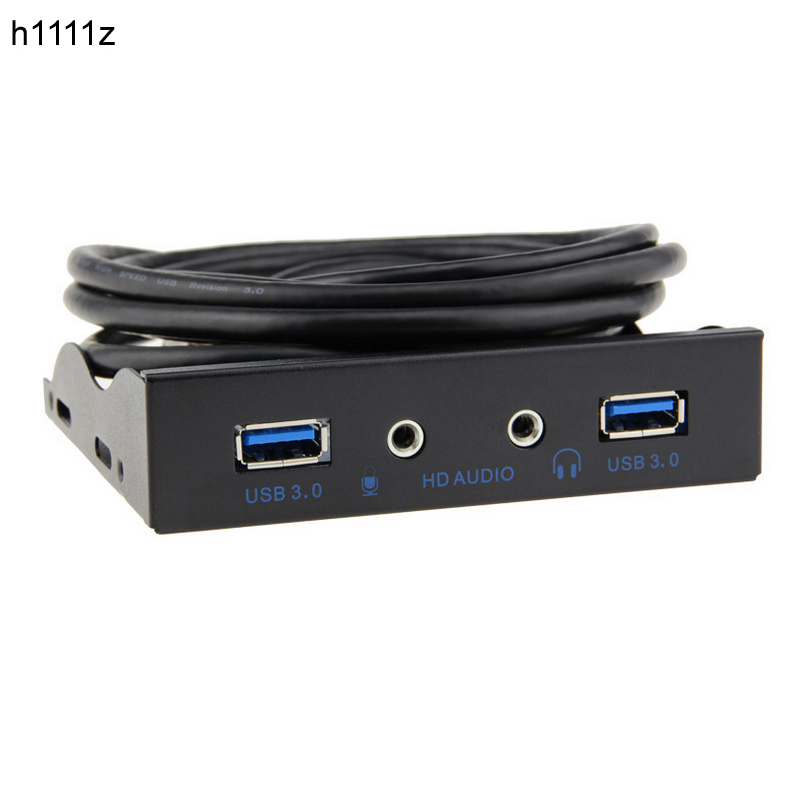 2 Port USB 3.0 Hub Splitter HD - Earphone Splitter Jack ulasan dan harga