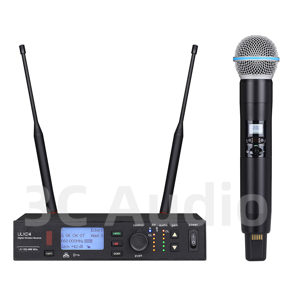 ULXD4-SLXD 500/600MHz Professi - Shure Mic Sm58 ulasan dan harga
