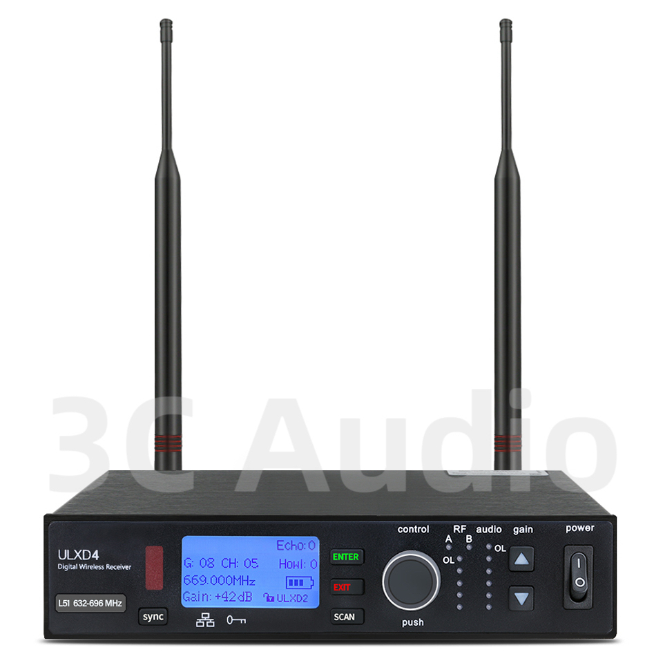 ULXD4-SLXD 500/600MHz Professi - Shure Mic Sm58 ulasan dan harga