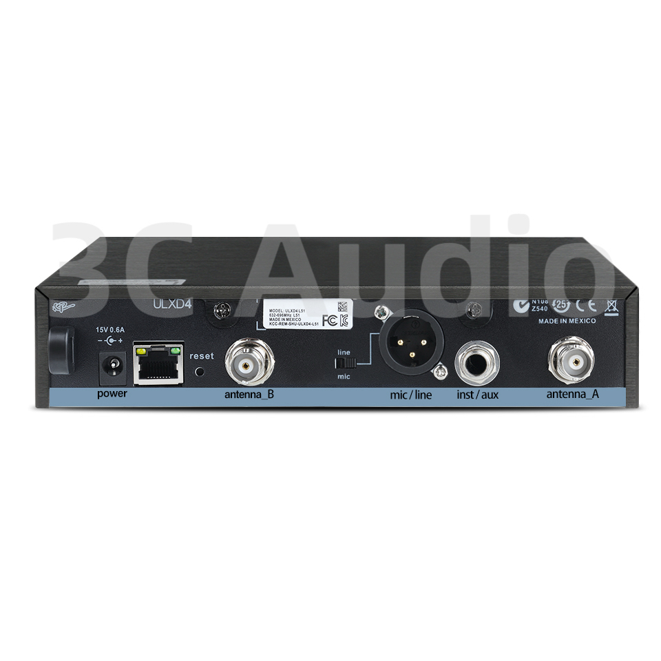 ULXD4-SLXD 500/600MHz Professi - Shure Mic Sm58 ulasan dan harga