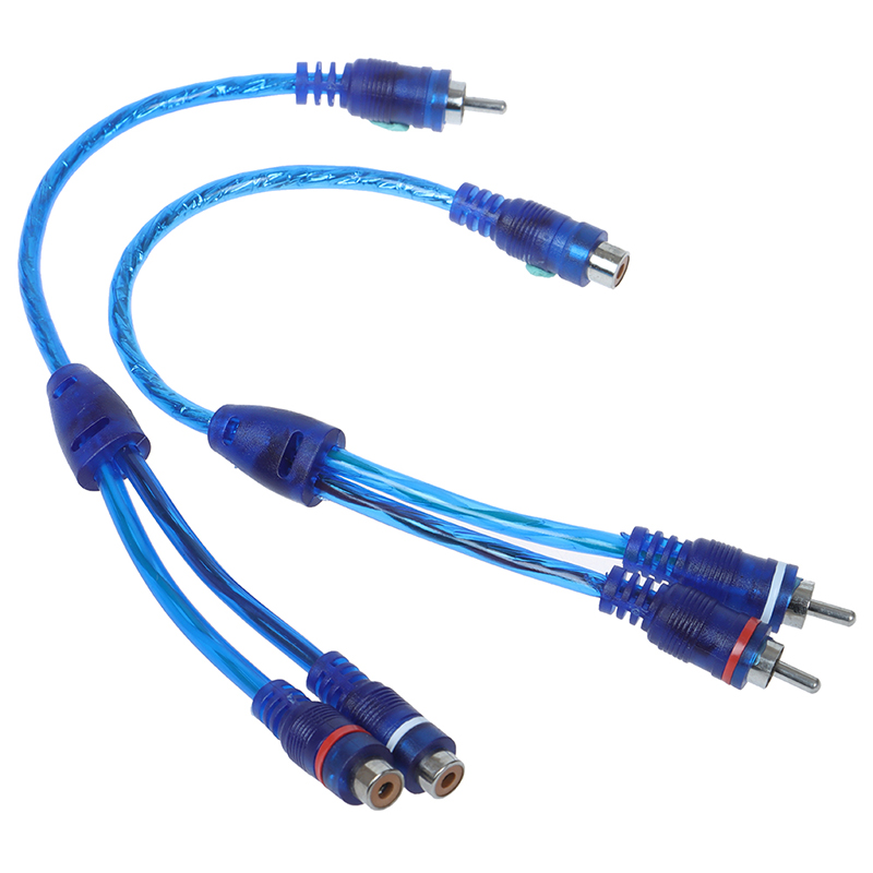 Car MP3 Audio RCA Y Splitter C - Audio Splitter Y ulasan dan harga