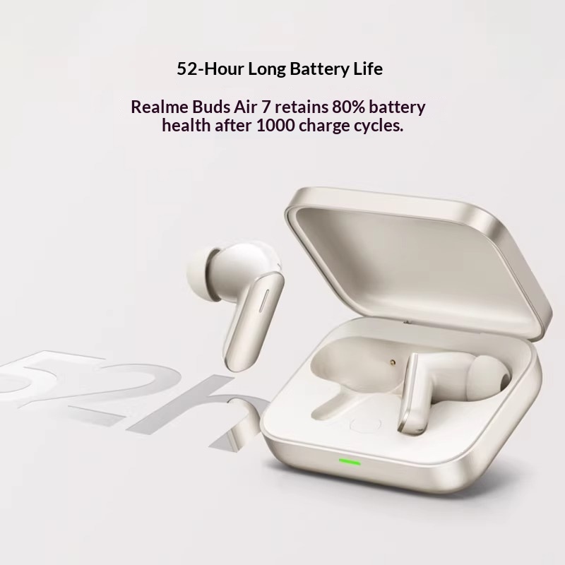 Original realme Buds Air 7 52d - Noise Cancelling Headphone ulasan dan harga