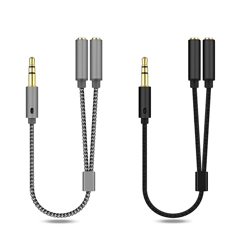 3.5mm Audio Splitter Y Jack 1  - Audio Splitter Y ulasan dan harga