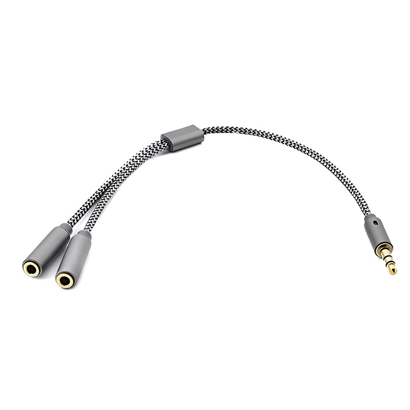 3.5mm Audio Splitter Y Jack 1  - Audio Splitter Y ulasan dan harga