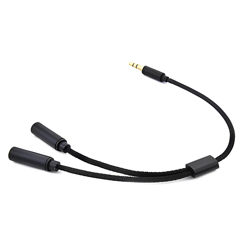 3.5mm Audio Splitter Y Jack 1  - Audio Splitter Y ulasan dan harga